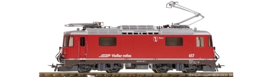BEMO 1258131 - H0m - E-Lok Ge 4/4 II Untervaz, RhB, Ep. IV-V